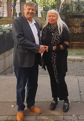 Bezirksvorsteher Erich Hohenberger & Monika Wollny