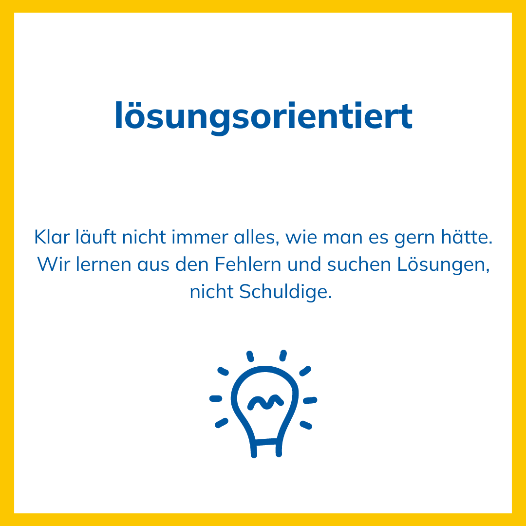 lösungsorientiert