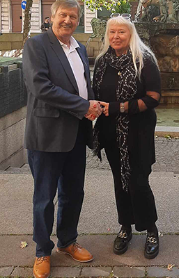 Bezirksvorsteher Erich Hohenberger & Monika Wollny